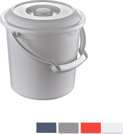 Hobby plastikowe wiadro z pokrywką 5 l (mix kolorów)