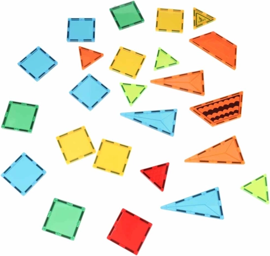 90 magnetycznych elementów do budowli 2D i 3D