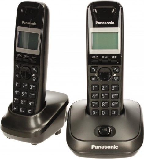 Bezprzewodowy telefon Panasonic z funkcją DECT