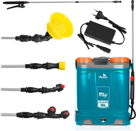 Do 9 godzin cichej pracy na akumulatorze 12 V / 8 Ah