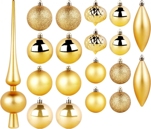 Luksusowe złote wykończenie i różne faktury