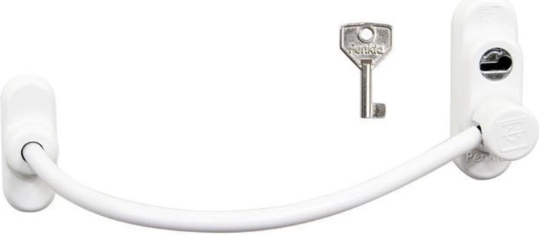 Bezpieczna linkowa blokada do okien z tworzywa, aluminiowych i drewnianych