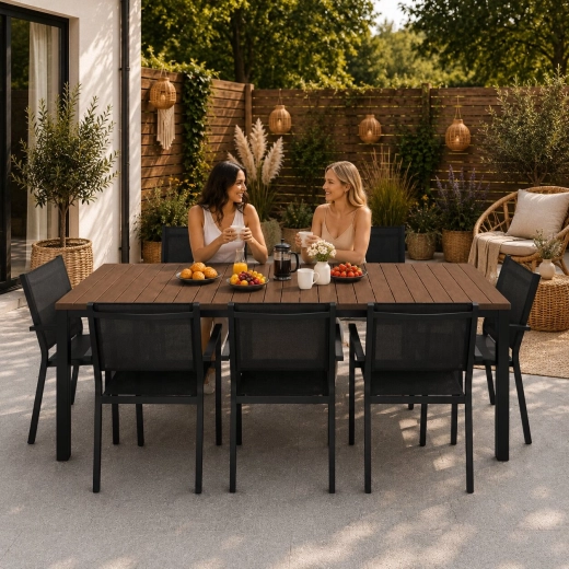 Duży blat 180 × 90 cm dla 6–8 osób