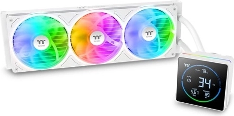 Chłodzenie wodne AIO 360 ARGB Snow z wyświetlaczem LCD