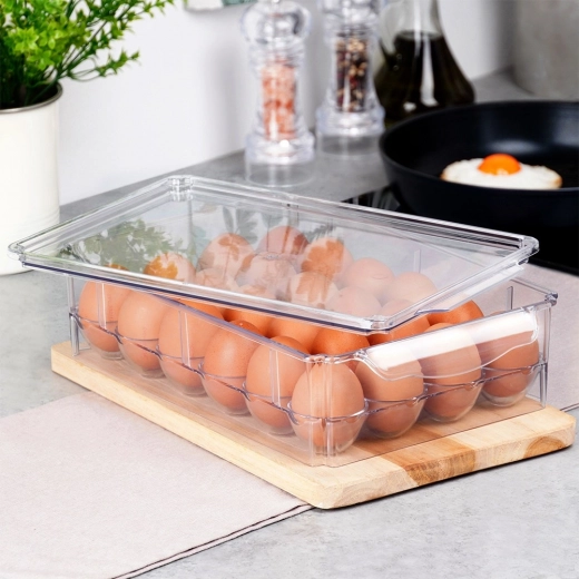 Piętrowany design oszczędza miejsce w lodówce