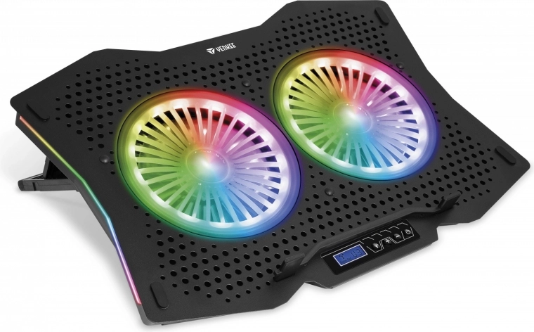 Podkładka chłodząca pod laptop z RGB i metalową płytą