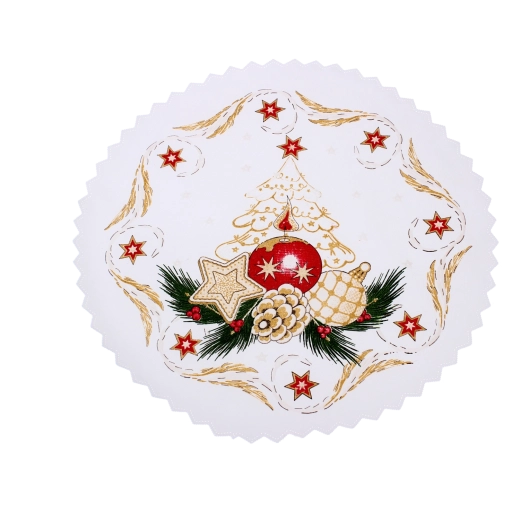Dekoracyjny brzeg dla eleganckiego nakrycia stołu