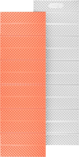 Składana piankowa karimata z aluminiową warstwą refleksyjną, pomarańczowa
