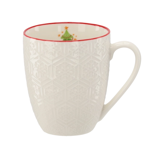 Stylowy relief i czerwony rant