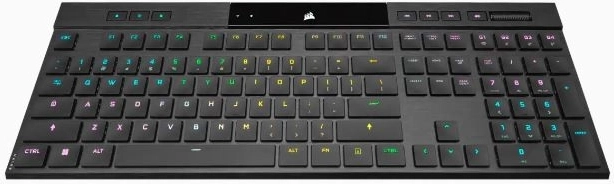 Bezprzewodowa mechaniczna klawiatura Corsair K100 RGB Air Ultra Thin Cherry MX