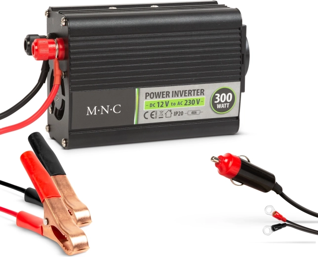 Przetwornica napięcia do samochodu 12 V na 230 V, 300 W