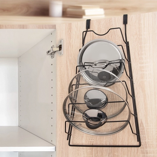 Oszczędne przechowywanie do 6 pokrywek