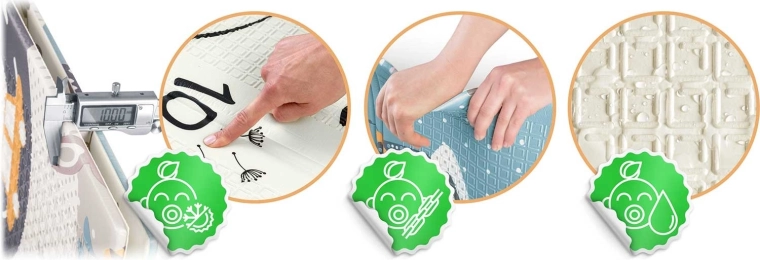 Gruba, miękka i bezpieczna pianka XPE