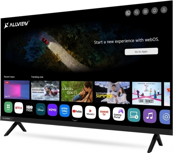 Inteligentny webOS z ulubionymi aplikacjami