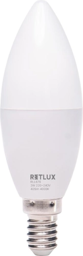 Żarówka LED Retlux świeczka E14 3 W 405 lm zimna biel