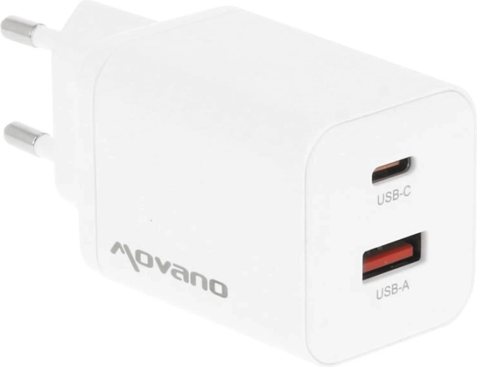 USB‑C + USB‑A: ładuj dwa urządzenia jednocześnie