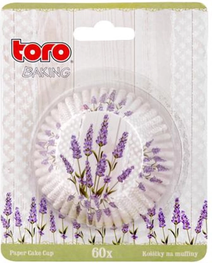 Papilotki do muffinek TORO lawenda, 60 szt.