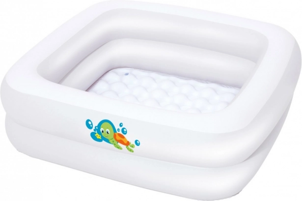 Bestway dmuchana dziecięca wanienka i basen 2w1 BABY STEP 1-2-3 (86 × 86 cm)