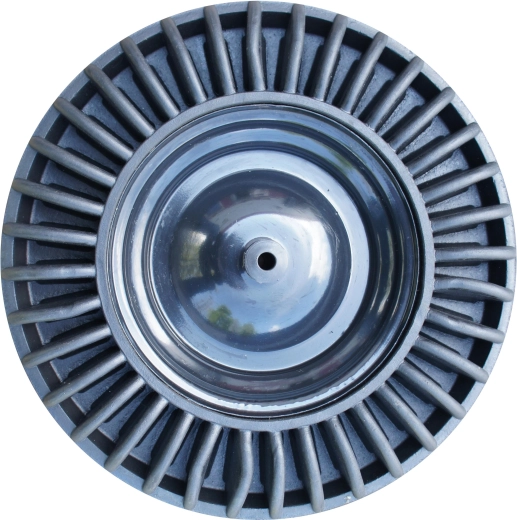 Koło z pełnej gumy z blaszanym dyskiem 390 mm