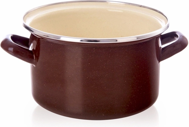 Emaliowany garnek BROWN 18 cm, 2 l