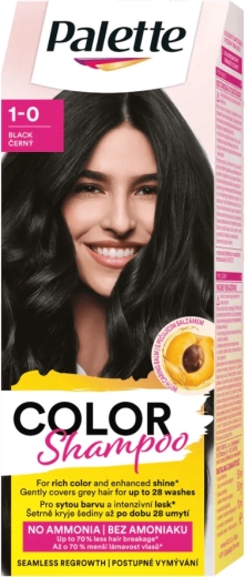 Palette szampon koloryzujący 1-0 czarny 50 ml