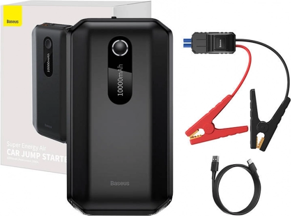 Rozruch i powerbank BASEUS Super Energy 10000 mAh, 1000 A (czarny)