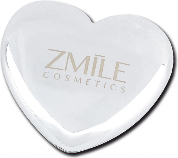 Luksusowe metalowe serduszka z lusterkiem