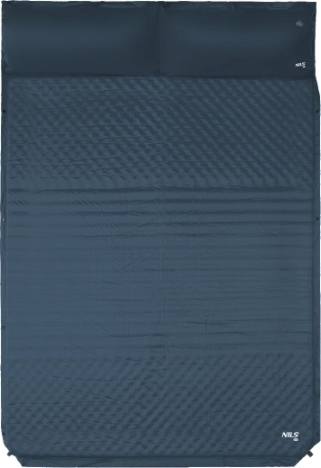 Samopompująca dwuosobowa mata NILS CAMP NC4060 szara