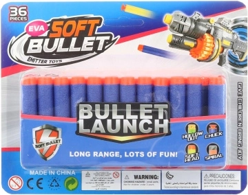 Pianowe naboje do pistoletów na strzałki z pianki