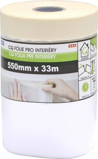 Maskująca taśma wewnętrzna z folią ochronną 55 cm × 33 m
