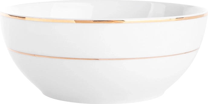MariaPaula klasyka złota linia miska sałatkowa 17 cm, 820 ml