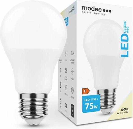 Modee Smart Lighting Żarówka LED Globe E27 11 W neutralna biel