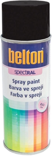 Farba w sprayu BELTON RAL 9005 czarna połysk 400 ml