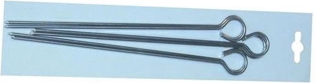 Nierdzewne szpilki do szaszłyków 35 cm (4 szt.)