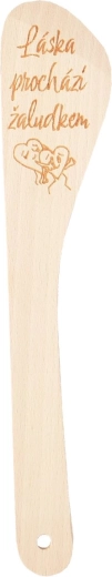 Drewniana kuchenna łopatka „Miłość” 30 cm