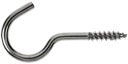 Otwarte oczko z gwintem 80 × 4,2 mm, ocynk, 100 szt.