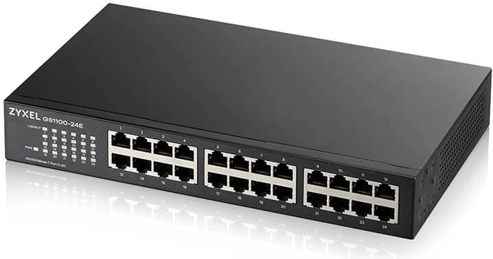 24 porty gigabitowe do łatwej rozbudowy sieci