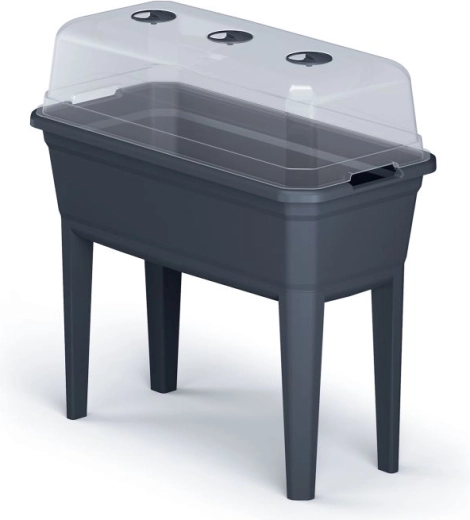 Wysoka skrzynia uprawowa RESPANA Planter Ecoline Set, antracyt