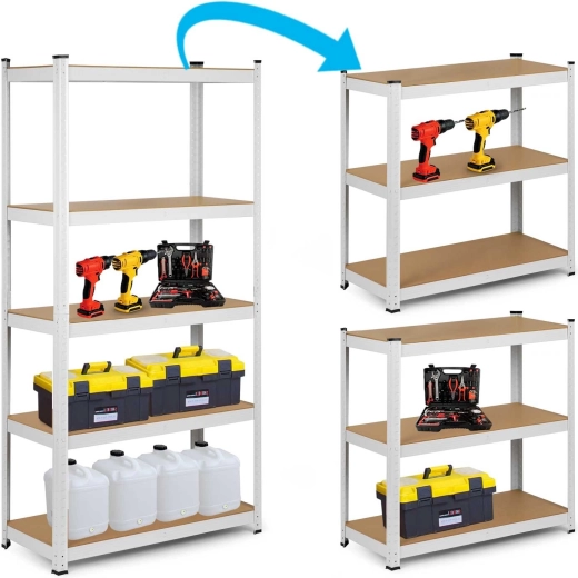 Dwa regały lub stół roboczy