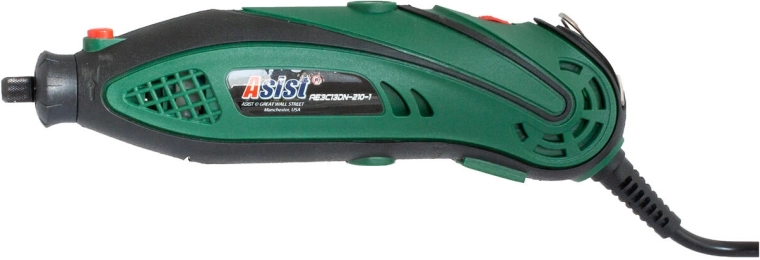 Mini szlifierka prosta 135 W w walizce z akcesoriami 210 szt. ASIST