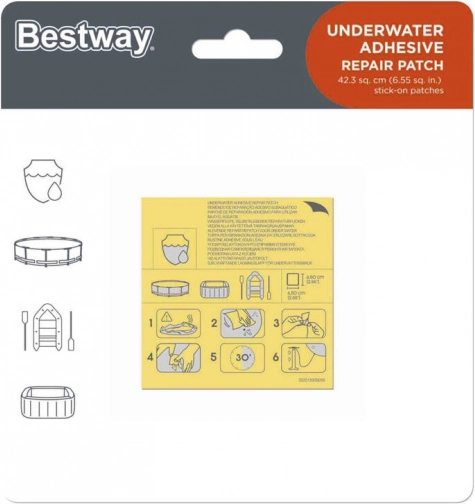 Zestaw łatek naprawczych do basenu Bestway