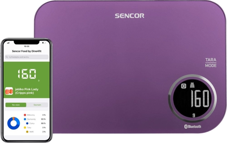 Inteligentna waga kuchenna Sencor z Bluetooth