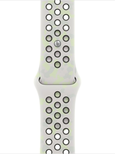 Sportowy pasek Nike do koperty 42 mm, klasyczny biały, S/M