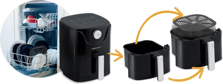 Łatwe czyszczenie i kompaktowy design