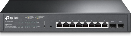 Switch Smart TP-Link SG2210MP 8-portowy PoE+ 2-slotowy SFP