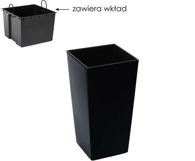 Wyjmowany wkład dla łatwej pielęgnacji