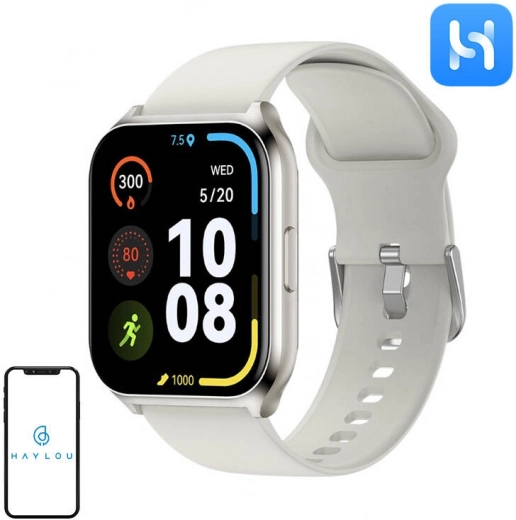 Smartwatch Haylou LS02 Pro srebrny