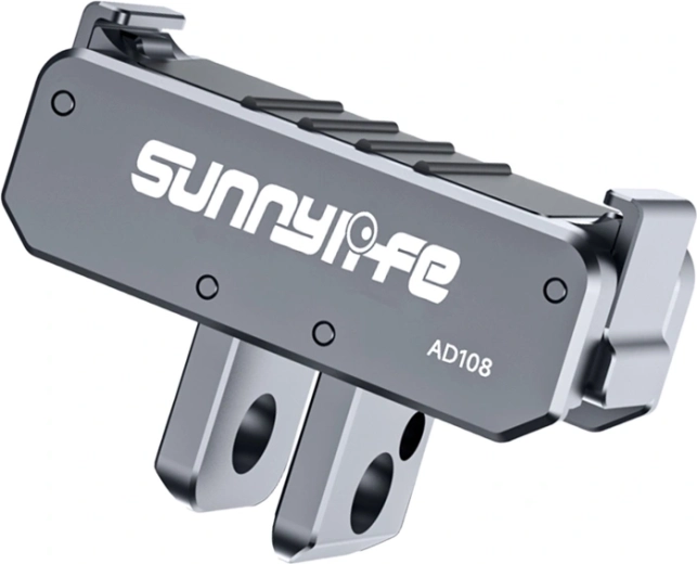 Sunnylife aluminiowy dwukierunkowy magnetyczny adapter montażowy do Osmo Nano i Osmo Action 6