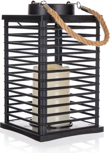 Latarnia solarna Stripes 24 cm