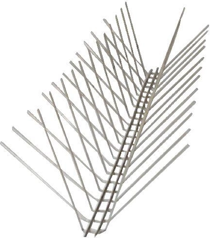 Kolce przeciw gołębiom ze stali nierdzewnej 50 × 10 cm, 40 kolców